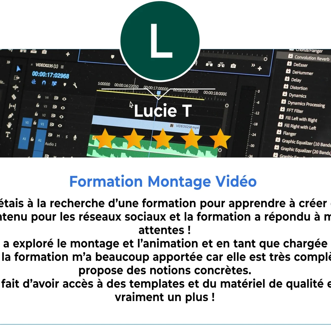 Avis montage vidéo 2