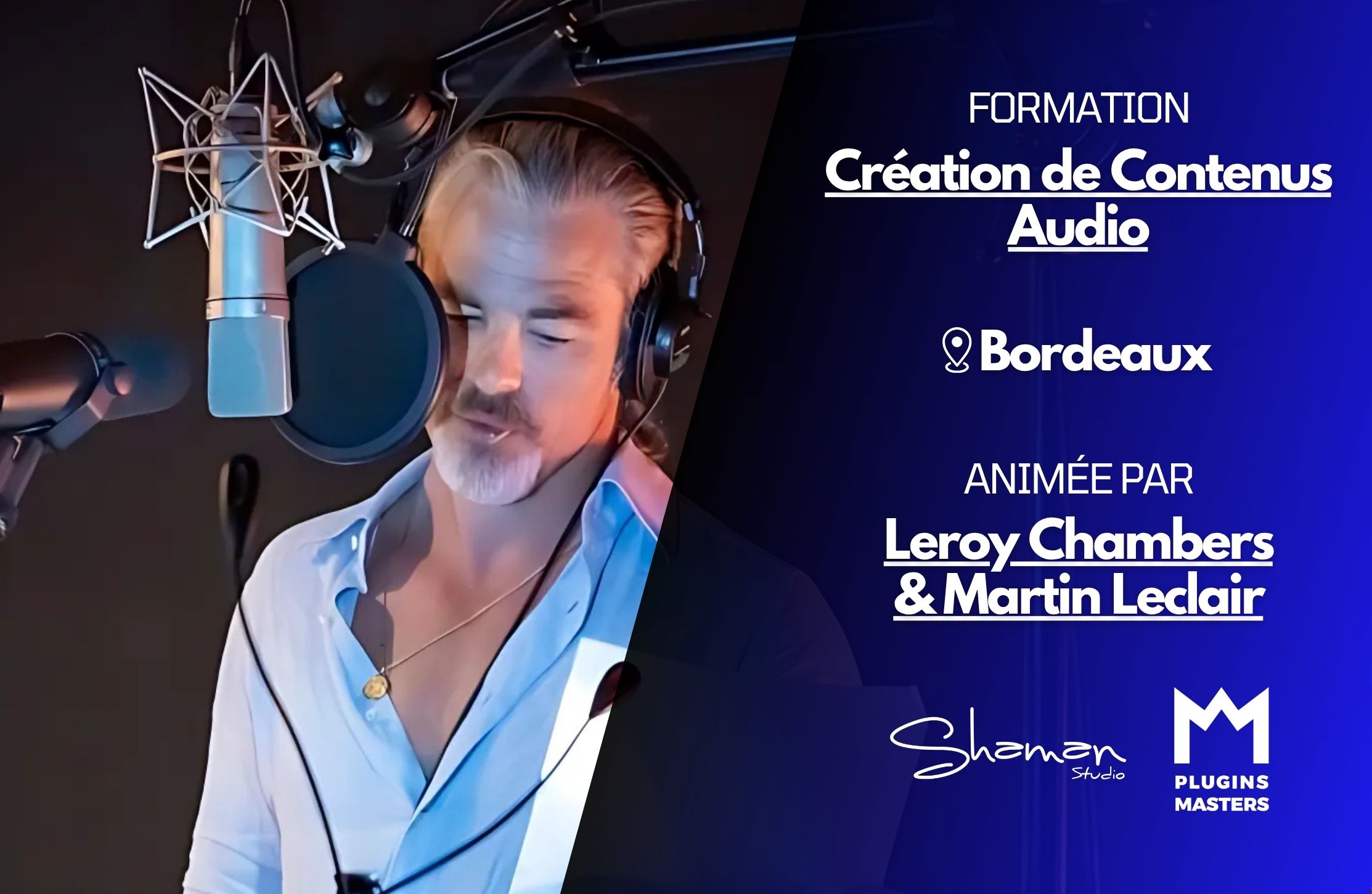 du 27 au 31 juillet 📍 Shaman Studio