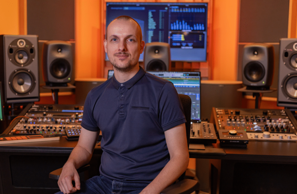 Formateur Phil Spread dans son studio à Roubaix