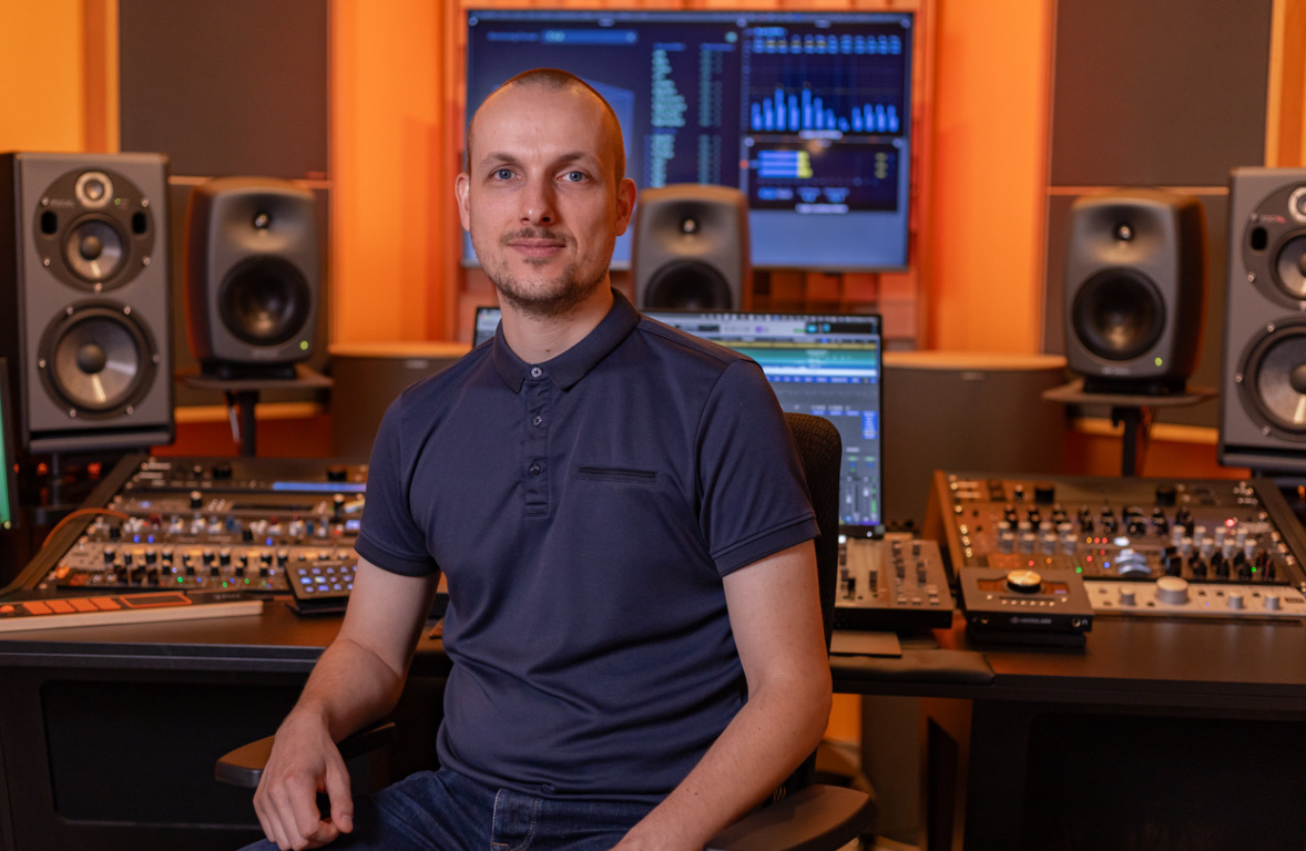 Formateur Phil Spread dans son studio à Roubaix