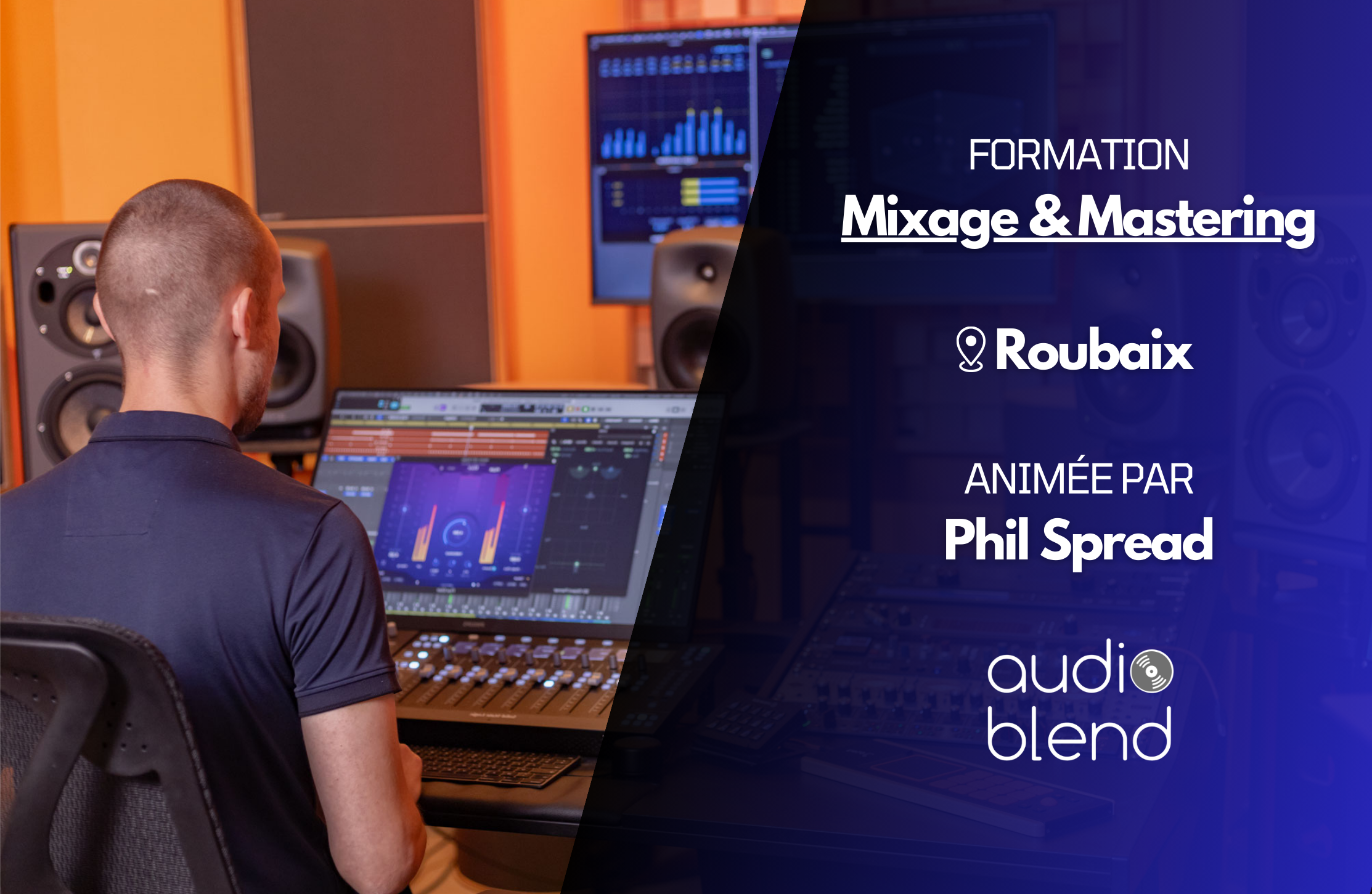 du 7 au 18 septembre 📍 Roubaix I Studio Audioblend