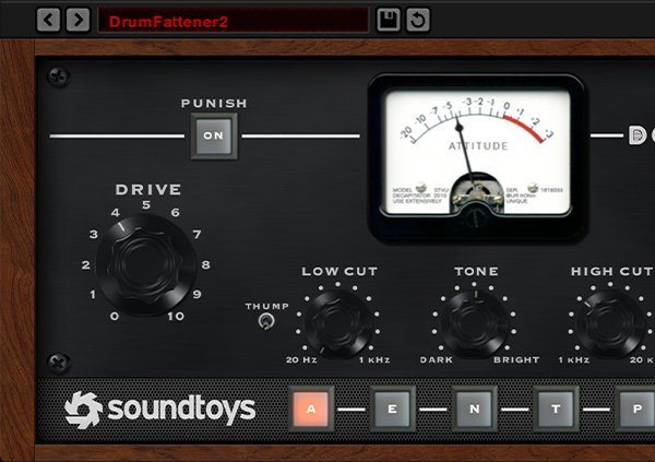 Interface du plugin Soundtoys Decapitator 5