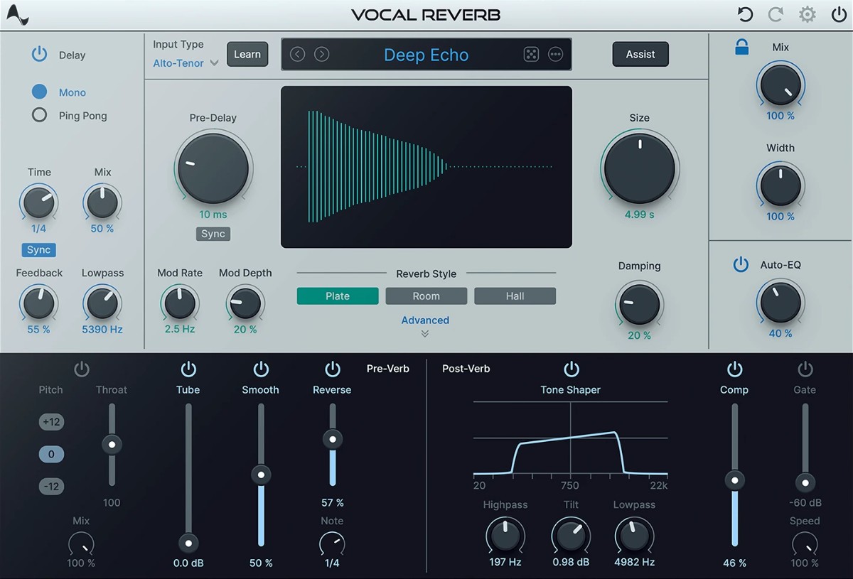 Antares Vocal Reverb by Auto-Tune